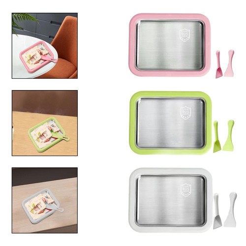 Rolled ice cream - cream, maker