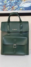 Dr. Martens LARGE ex rucksack green kiev leather handbag satchel 17"x14" 