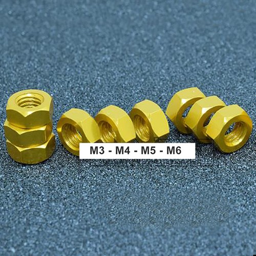 Aluminum alloy hex full - alloy, nuts