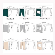 Outdoor gazebo side panels - gazebo,