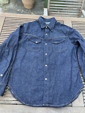 Mister Freedom Type A Fabric Denim Western Shirt Made In USA WOW 