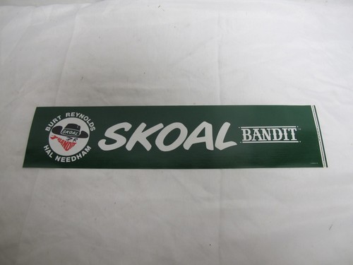 Vintage skoal bandit bumper - bandit,