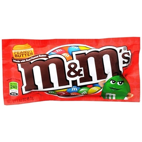 Peanut butter - m&m’s,