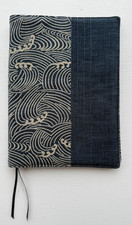 A5 'Indigo' Planner Journal Cover, Japanese Design, Fits A5 Hobonichi Cousin