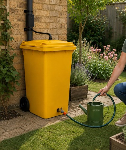 120l wheelie bin water butt - 120l,