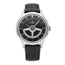Perrelet Double Rotor Black Dial 42.5mm Automatic Men's Watch A1090/C