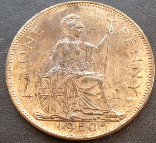 1950 george proof - vi, penny
