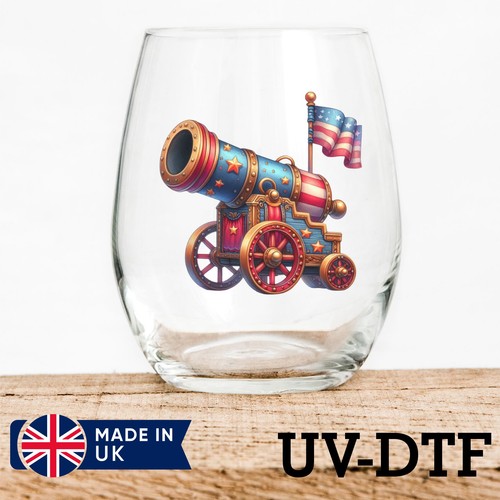 Cannon christmas 8pcs - uv, dtf