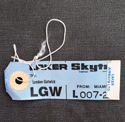 Laker airways skytrain baggage - laker,