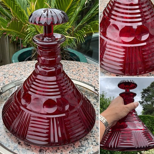 Rare art deco ruby - 👀rare,