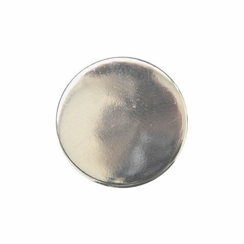 Round flat shiny plastic - round,