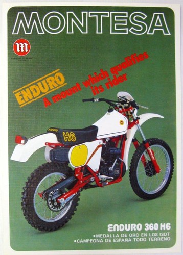 Montesa enduro 360h6 250h6 - enduro, &