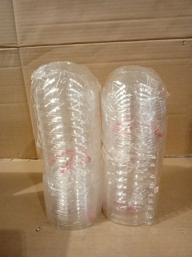 40x clear fillable plastic - clear,