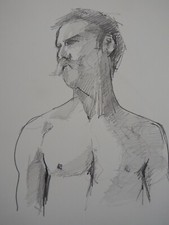 Pencil drawing sketch - , after