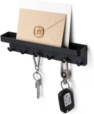 Wall Mounted Black Key Hooks