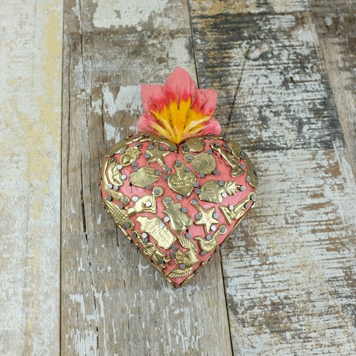 Mexican wooden milagros - mexican,