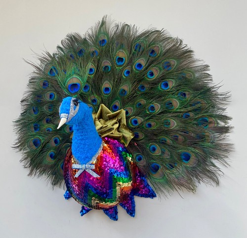 Handmade faux taxidermy sequin - faux,
