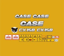 Case CX15B Mini Digger Decal