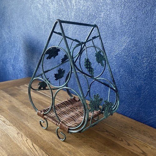 Wine rack metal - metal, wicker