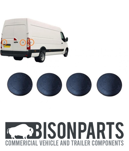 Black rear tailgate - black, door