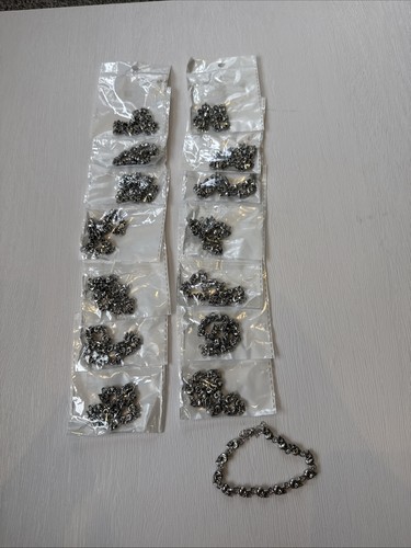 Job lot 15pcs silver - 15pcs, tone