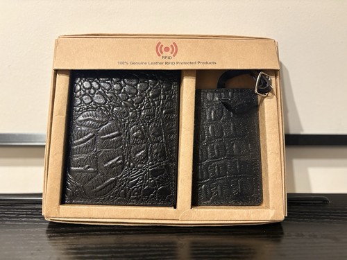 Genuine leather rfid blocking - leather,