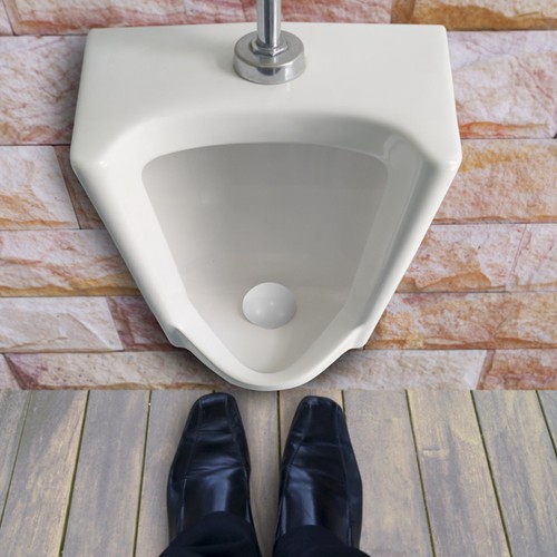 Urinal anti blocking partition - anti-blocking,