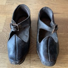 Vintage Children’s Wooden Buckled Copy Shoes