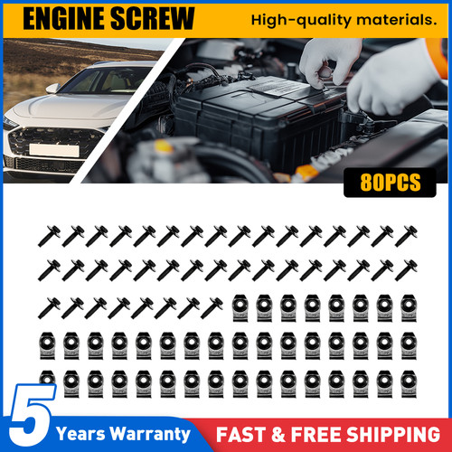 80x clips screw kit - 80x,