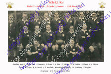WALES 1926 RUGBY TEAM PHOTOGRAPH (v Ireland)
