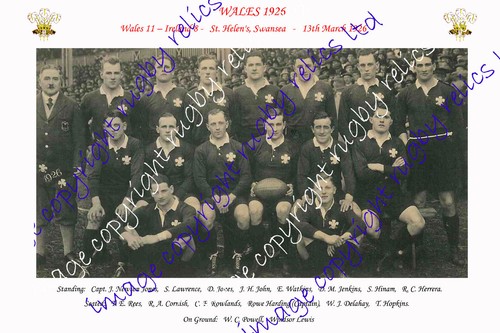 Wales 1926 rugby team - 1926,