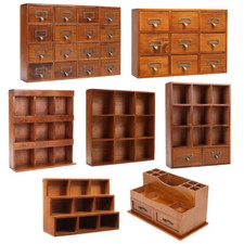 Rustic Wooden Desk Chest of