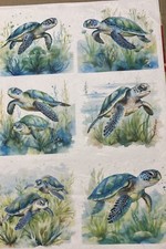 Rice Paper Decoupage TURTLES