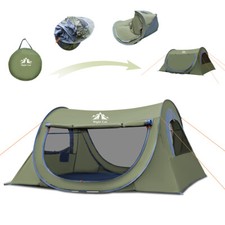 2 Man Automatic Instant Double Layer Pop Up Camping Hiking Tent Waterproof