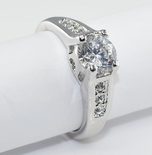 18k white rose - 18k, filled