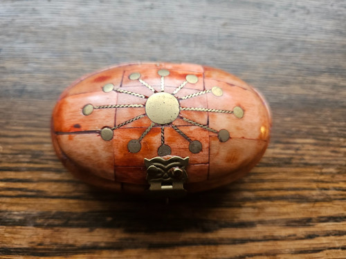 Trinket box soapstone - trinket,
