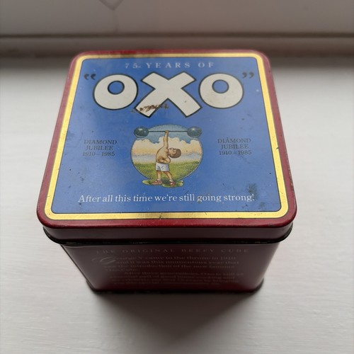 Vintage oxo cube tins - vintage,