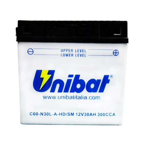 Unibat 12v c60 n30l battery - unibat, c60-n30l