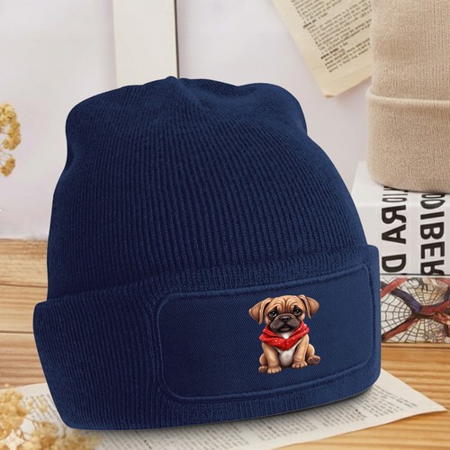 Cute puppy dog with red - with, mens