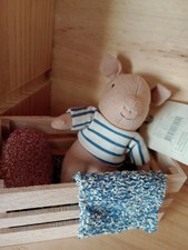 Maileg Baby Boy Pig In A Crate