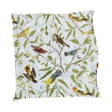 POTTERY BARN Euro Pillow Sham 24 X 24 Spring Sparrow Birds Branches 100% Cotton