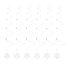  6 PCS Snowflake Decoration