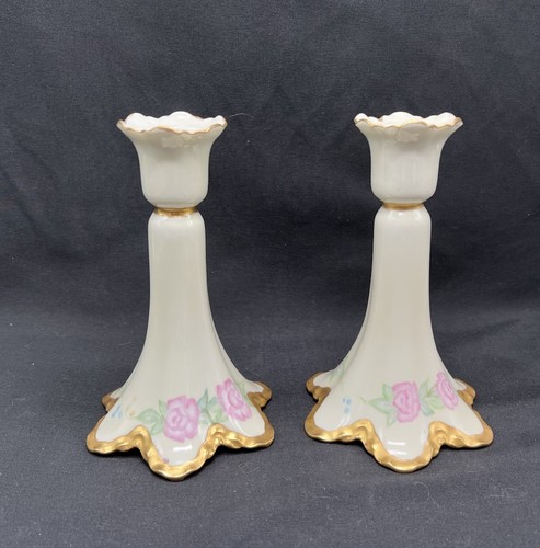 Haviland limoges candlesticks - limoges,