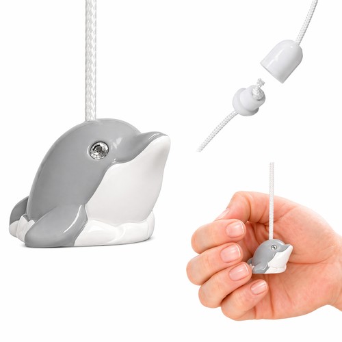 Mini grey dolphin - mini, pull