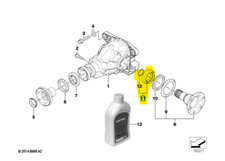 BMW M3 M5 E46 E90 E92 E93 E60  Rear Diff Axle Shaft Seal 76x50x10 33107510289