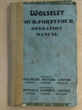 1953 WOLSELEY FOUR FORTYFOUR