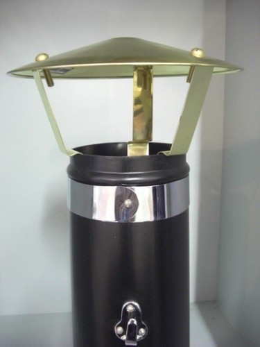Polished brass narrowboat - polished,