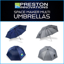 PRESTON INNOVATIONS SPACE MAKER UMBRELLAS | NEW - COARSE/MATCH FISHING