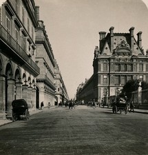 PARIS c. 1900 - Stereo Rue de