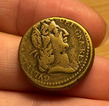 William III Brass Guinea Coin Weight c8.18g (ref #UK 17)